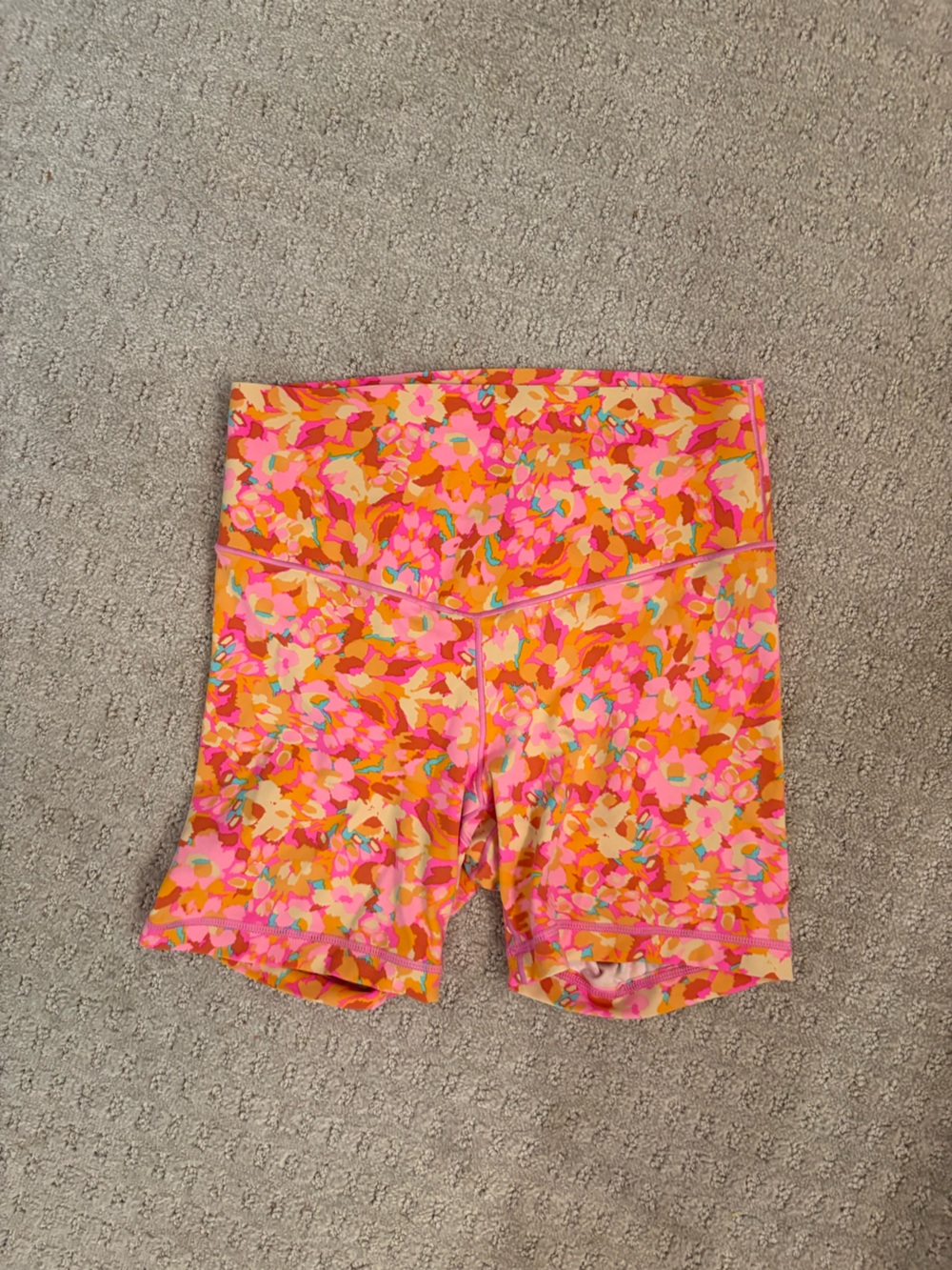 Aerie Vibrant Floral Athletic Skirt - Multi Pink & Orange